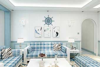 漳州地中海风格-客厅