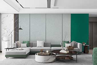 漳州轻奢风格-客厅