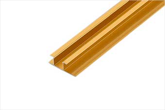 漳州航空纤维墙咔铝合金带灯中条（钛金氧化）