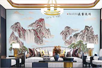 漳州森佰汇航空纤维墙咔（鸿运当头）